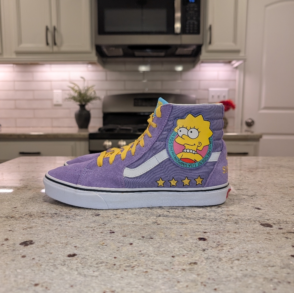 Vans Lisa Simpson For President High-Top Sneakers